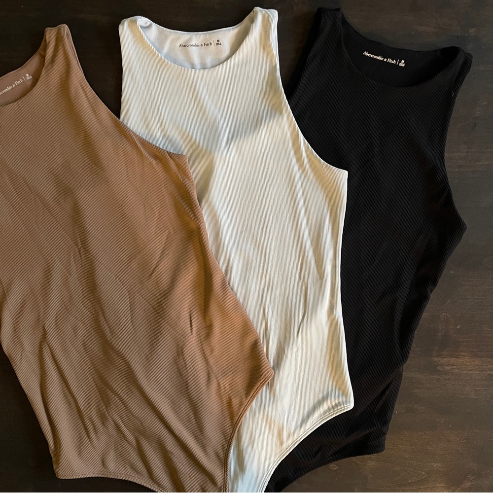 Abercrombie & Fitch Scoopneck Bodysuit Bundle